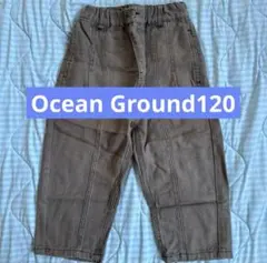 Ocean Ground ブラウンカーゴパンツ 120