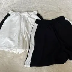 スウェット　ショートパンツ 2枚セット　160