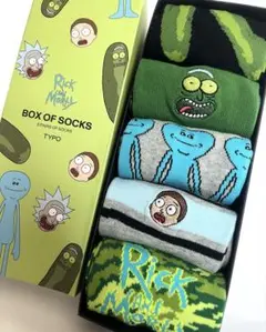 ☆新品☆M/ L 靴下5点セット　Rick and Morty 5足セット