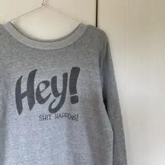 mixta hey!! スウェット 霜降りグレー　S