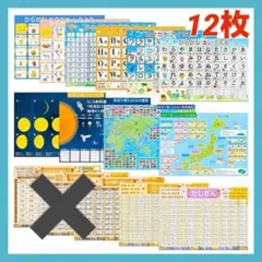 ジーニアス先生のお風呂塾 12枚セット 風呂 ポスター 学び 勉強 B3
