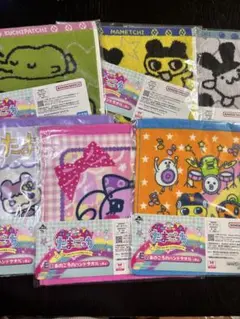 たまごっち あのころのハンドタオル　セット 全6種　E賞