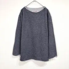 ハウスオブブルース【M】ボートネックプルオーバー ロンT シンプル