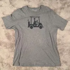 【大きいサイズ】グレー ゴルフカート Tシャツ XXL