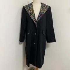 LEONARD レオナール ロングコート フードコート トレンチコート 花柄