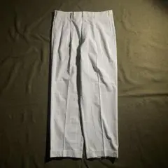 90s NEW YORKER シアサッカー　2タックワイドスラックス　XL