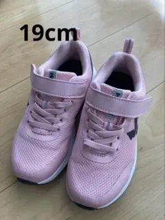 値下げ　未使用に近い　MAD FOOT キッズスニーカー　ピンク　19cm