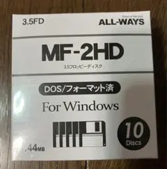 MF-2HD 3.5インチフロッピーディスク 10枚入り　34箱