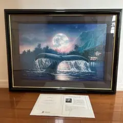 ラッセン　エンシャントミステリー　本人金ペンサイン 版画 クリスチャン・ラッセン 絵画 エンシャント ミステリー