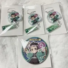 鬼滅の刃 イオン 竈門炭治郎 アクキー 缶バッジ