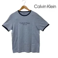 【美品】Calvin Klein カルバンクライン　リンガーtシャツ　Tシャツ
