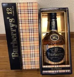 ★値下げ★バーバリーBurberry スコッチウイスキー 12年古酒 (箱付)