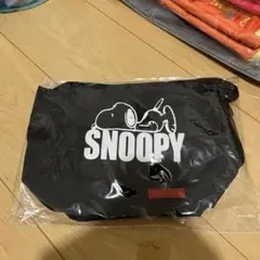 SNOOPY メッセンジャーバッグ ブラック