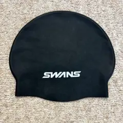 スワンズ SWANS シリコーン キャップ 水泳帽 プール スイミング 黒
