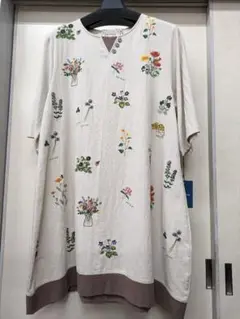 夏物　RoughRare オシャレかわいいデザイン　チュニック　ゆったりサイズ