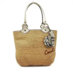 コーチ COACH ストローバッグ かごバッグ 鞄 03-22073108