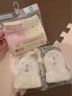 ベビーレッグウォーマー&ニットミトン