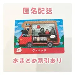 どうぶつの森 amiibo プラス カード 01 ヴァネッサ ①