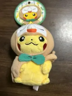 ポケモン★♥モクローのポンチョを着た　ピカチュウ♥★ぬいぐるみ★ポケモンセンター ポケモンセンター モクローのポンチョを着たピカチュウ