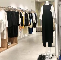 enfold カッティング デザイン ドレス ブラック 36