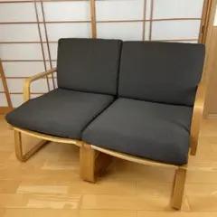 【引取り・引渡しも可能】無印良品 リビングでもダイニングでも使えるソファーチェア