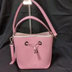 《美品》kate spade ピンク バケツ型2wayショルダーバッグ