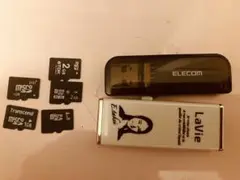 ELECOM USBメモリ LaVie 2GB 他 microSDカード②