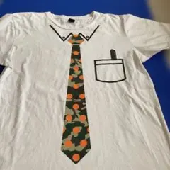 design shirts store ネクタイデザインTシャツ L