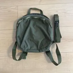 オリーブグリーン 小型バックパック　ハーネス付き