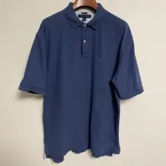 TOMMY HILFIGER トミーヒルフィガー ネイビー ポロシャツ XL