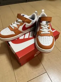Nike 20.0cm キッズ　BQ5451-119 ホワイト/オレンジ