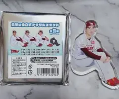 楽天イーグルス #19 荘司 選手 体育座り 分厚い自立式アクリルスタンド