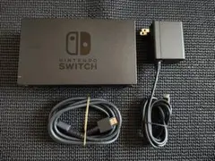 3 NintendoSwitch　純正ドック　アダプターセット