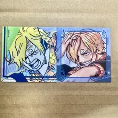 ONE PIECE スクエアステッカーコレクション サンジ　2枚