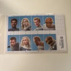 ファンタスティック 4 証明写真風ステッカー　1枚