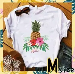 セール!!Alohaロゴ M♡ハワイアンTシャツ♡フラダンス アロハ♡おしゃれ