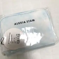 ☆新品☆alexia stam(アリシアスタン)ロゴ入りタイダイ柄ポーチ