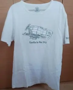 天空の城ラピュタ ジブリ美術館 ジブリミュージアム 蓄光Tシャツ LL 白