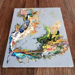 フルイドアート　ポーリングアート　抽象画　現代アート　モダンアート