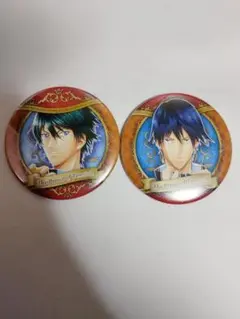 テニスの王子様 コレクション缶バッジ ジャンプショップ　2個　越前リョーガ　徳川