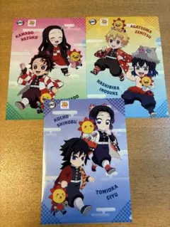 コジマ×鬼滅の刃クリアファイル3枚セット