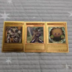 遊戯王　デーモンの召喚　バスターブレイダー　クリボー　英語