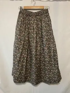 【美品】Ichi/イチ　花柄ロングスカート