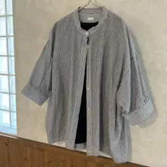 綿麻のブラウス　　一度のみ着用