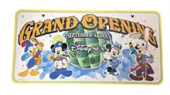【限定】東京ディズニーシー グランドオープニング記念ナンバープレート