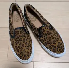 新品　NO NAME　ヒョウ柄スリッポン　サイズ37