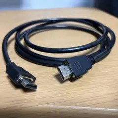 USB A - USB B ケーブル 約1.5m ブラック