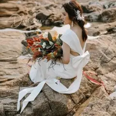 (値引き)FURNA 美晴ドレス スレンダー ドレス Mサイズ 前撮り 結婚式
