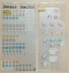 年代物　新品未使用　レトロ文具　シール　アメオくん　３点セット　カミオジャパン 年代物 新品未使用 レトロ文具 シール アメオくん 3点セット