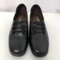 LASCALA コンフォートシューズ ブラック 7142
